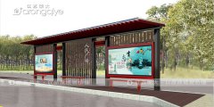 綠色港灣式智能公交候車亭,一展城市環(huán)保新風(fēng)貌
