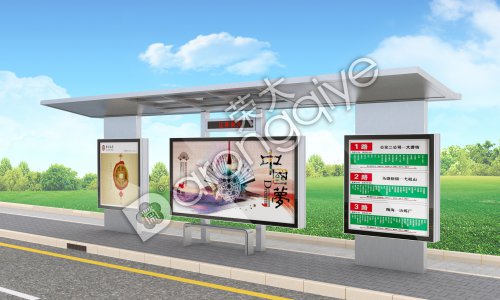 公交候車(chē)亭既是便民候車(chē)亭更是城市的面子